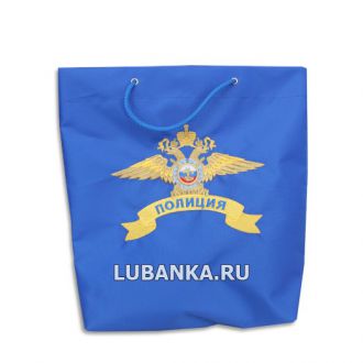 Сумка с вышивкой «Полиция», большая